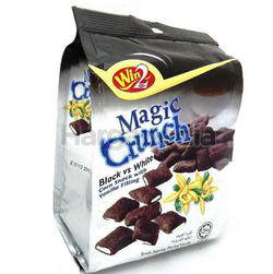 Win2 Magic Crunch Corn Snack With Black & White Vanilla Filling 70gm Win2 Magic Crunch Corn Snack With Black & White Vanilla Filling 70gm