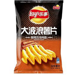 Lay's Potato Chips Grilled Pork 70gm Lay's Potato Chips Grilled Pork 70gm