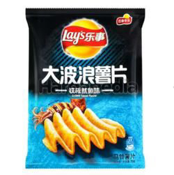 Lay's Potato Chips Grilled Squid 70gm Lay's Potato Chips Grilled Squid 70gm
