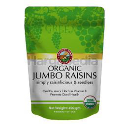 Country Farm Organic Green Seedless Raisins 200gm Country Farm Organic Green Seedless Raisins 200gm
