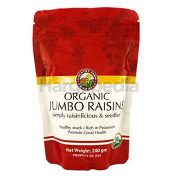 Country Farm Organic Red Seedless Raisins 200gm Country Farm Organic Red Seedless Raisins 200gm