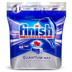 Finish Quantum Power Ball Dishwasher Cleaning Tablets 40s Finish Quantum Power Ball Dishwasher Cleaning Tablets 40s