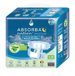 Absorba Nateen Adult Diaper Maxi Plus L10 Absorba Nateen Adult Diaper Maxi Plus L10