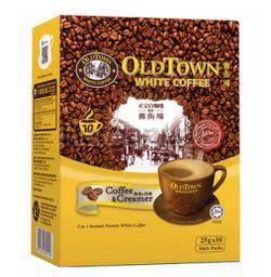 Old Town 2in1 White Coffee Coffee & Creamer 10x25gm Old Town 2in1 White Coffee Coffee & Creamer 10x25gm