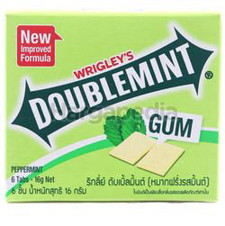 Wrigley's Doublemint Peppermint 16gm Wrigley's Doublemint Peppermint 16gm