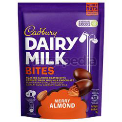 Cadbury Dairy Milk Bites Merry Almond 50gm Cadbury Dairy Milk Bites Merry Almond 50gm