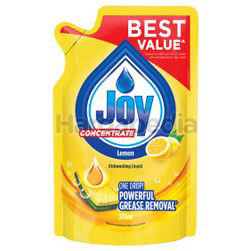 Joy Concentrated Dishwashing Liquid Refill Lemon 375ml Joy Concentrated Dishwashing Liquid Refill Lemon 375ml