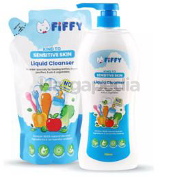 Fiffy Baby Bottle Wash No Flavour 750ml + 600ml Fiffy Baby Bottle Wash No Flavour 750ml + 600ml