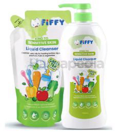 Fiffy Baby Bottle Wash Green Tea 750ml + 600ml Fiffy Baby Bottle Wash Green Tea 750ml + 600ml