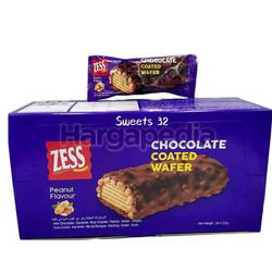Zess Chocolate Coated Wafer Peanut Butter 24x22gm Zess Chocolate Coated Wafer Peanut Butter 24x22gm