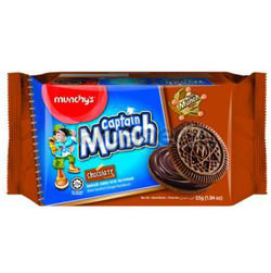Munchy's Captain Munch Chocolate Cream 55gm Munchy's Captain Munch Chocolate Cream 55gm