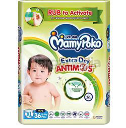 Mamy Poko Extra Dry Protect Antimos Tape XL36 Mamy Poko Extra Dry Protect Antimos Tape XL36