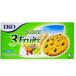 IKO Oatmeal Crackers 3 Fruits 135gm IKO Oatmeal Crackers 3 Fruits 135gm