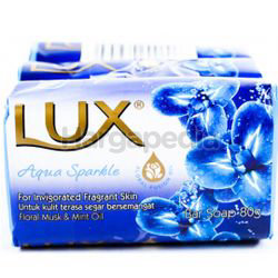 Lux Bar Soap Aqua Sparkle 3x80gm Lux Bar Soap Aqua Sparkle 3x80gm