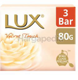 Lux Bar Soap Velvet Touch 3x80gm Lux Bar Soap Velvet Touch 3x80gm