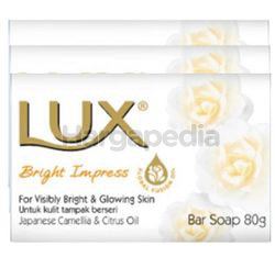 Lux Bar Soap White Impress 3x80gm Lux Bar Soap White Impress 3x80gm