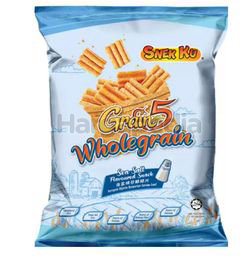 Snek Ku Grain 5 Wholegrain Snack Sea Salt Flavour 50gm Snek Ku Grain 5 Wholegrain Snack Sea Salt Flavour 50gm
