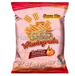 Snek Ku Grain 5 Wholegrain Snack Fire Chicken Flavour 50gm Snek Ku Grain 5 Wholegrain Snack Fire Chicken Flavour 50gm