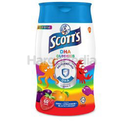 Scott's DHA Gummies Orange ,Strawberry & Blackcurrant 60s Scott's DHA Gummies Orange ,Strawberry & Blackcurrant 60s