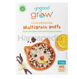 Yogood Grow Organic Multigrain Puffs with Choco & Vanilla 300gm Yogood Grow Organic Multigrain Puffs with Choco & Vanilla 300gm