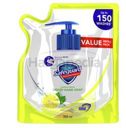 Safeguard Liquid Hand Soap Lemon Fresh Refill 200ml Safeguard Liquid Hand Soap Lemon Fresh Refill 200ml