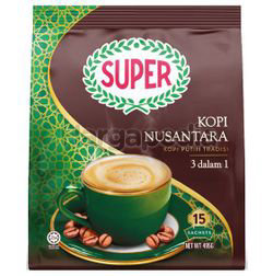 Super 3in1 White Coffee Nusantara 15x33gm Super 3in1 White Coffee Nusantara 15x33gm