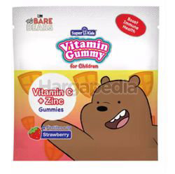 Super Kids Vita Gummy Vitamin C + Zinc Strawberry Flavour 4s Super Kids Vita Gummy Vitamin C + Zinc Strawberry Flavour 4s