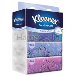 Kleenex 3ply Facial Tissue Soft Pack Comfort Care 4x100s Kleenex 3ply Facial Tissue Soft Pack Comfort Care 4x100s
