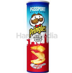 Pringles Potato Crisps London Fish & Chips 107gm Pringles Potato Crisps London Fish & Chips 107gm