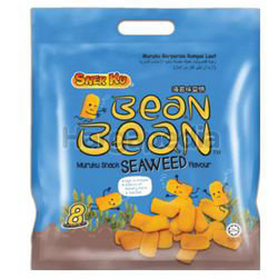 Snek Ku Bean Bean Muruku Snack Seaweed Flavour 8x14gm Snek Ku Bean Bean Muruku Snack Seaweed Flavour 8x14gm