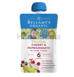 Bellamy's Organic Cherry & Pomegranate 120gm Bellamy's Organic Cherry & Pomegranate 120gm