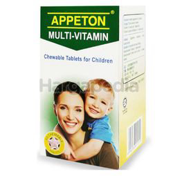 Appeton Children Chewable Multi-Vitamin 60s Appeton Children Chewable Multi-Vitamin 60s