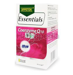 Appeton Essentials Coenzyme Q10 30s Appeton Essentials Coenzyme Q10 30s