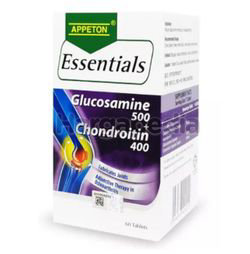 Appeton Essentials Glucosamine 500 + Chondroitin 400 60s Appeton Essentials Glucosamine 500 + Chondroitin 400 60s