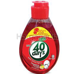 AFY Haniff 40 Days Dishwash Liquid Serai Wangi & Lemon 250ml AFY Haniff 40 Days Dishwash Liquid Serai Wangi & Lemon 250ml