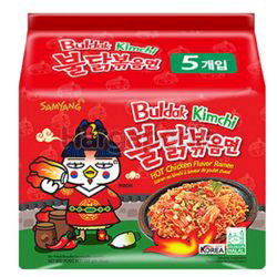 Samyang Hot Chicken Ramen Kimchi 5x140gm Samyang Hot Chicken Ramen Kimchi 5x140gm