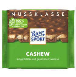 Ritter Sport Cashew Chocolate 100gm Ritter Sport Cashew Chocolate 100gm