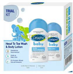 Cetaphil Baby Gentle Wash & Shampoo 50ml + Baby Daily Lotion 50ml Cetaphil Baby Gentle Wash & Shampoo 50ml + Baby Daily Lotion 50ml