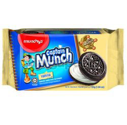 Munchy's Captain Munch Vanilla Cream 55gm Munchy's Captain Munch Vanilla Cream 55gm