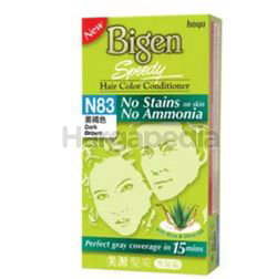 Bigen Speedy Hair Colour No Stains No Ammonia N83 Dark Brown 1s Bigen Speedy Hair Colour No Stains No Ammonia N83 Dark Brown 1s