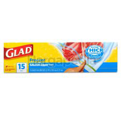 Glad Freezer Gallon Zipper Bag 15s Glad Freezer Gallon Zipper Bag 15s