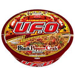 Nissin UFO Bowl Noodle Black Pepper Crab 94gm Nissin UFO Bowl Noodle Black Pepper Crab 94gm