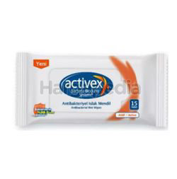 Activex Anti-Bacterial Wet Tissue 3x15s Activex Anti-Bacterial Wet Tissue 3x15s