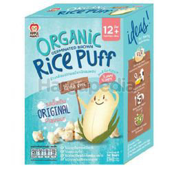 Apple Monkey Organic Germinated Brown Rice Puff Original 30gm Apple Monkey Organic Germinated Brown Rice Puff Original 30gm
