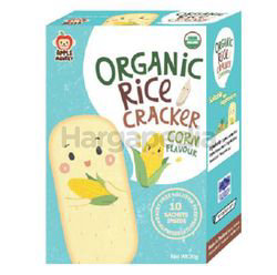 Apple Monkey Organic Rice Cracker Corn 30gm Apple Monkey Organic Rice Cracker Corn 30gm
