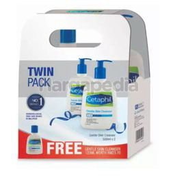 Cetaphil Gentle Skin Cleanser 2x500ml+125ml Cetaphil Gentle Skin Cleanser 2x500ml+125ml