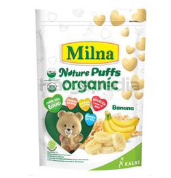 Milna Nature Puffs Organic Banana 15gm Milna Nature Puffs Organic Banana 15gm