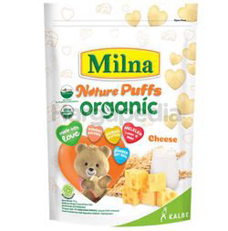 Milna Nature Puffs Organic Cheese 15gm Milna Nature Puffs Organic Cheese 15gm