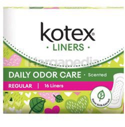 Kotex Fresh Daily Odor Care Pantyliner Regular Scented Daun Sirih 16s Kotex Fresh Daily Odor Care Pantyliner Regular Scented Daun Sirih 16s