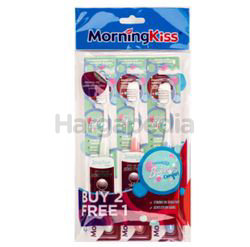 Morning Kiss Sensitive Toothbrush 2s+1s Morning Kiss Sensitive Toothbrush 2s+1s